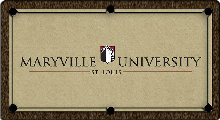 Maryville University ArtScape Custom Pool Table Cloth Maryville University ArtScape Custom Pool Table Felt